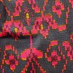 Diane Von Furstenberg  Silk Wrap Dress Size 2 Magenta Navy Geometric Classic Photo 3