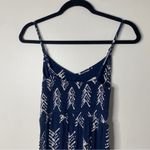 Aerie American Eagle Navy Blue Cut-out Smocked Back Maxi Dress XS Photo 5