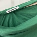 Reformation  Jamen Dress Kelley Green Jersey Knit Stretch Small Photo 3