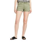 Universal Threads Universal Thread High Rise Shortie Shorts Jean denim army olive green stretch 8 Photo 4