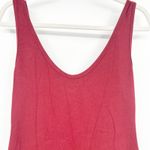 Reformation  Womens Organic Cotton Tyra Knit Maxi Dress Size L Chianti Scoop Neck Photo 4