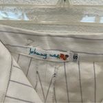 Johnny Was NEW  PINSTRIPE SAMPLE WIDE LEG PANTS SZ SMALL Photo 4