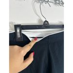 Nike  Leggings Medium Black Athletic Workout Gym Blue Swoosh Sporty NWT Photo 1