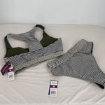 Vigoss Striped Two Piece Bikini Swimsuit New with tags Size Medium Photo 4
