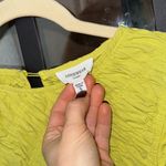 Red Dress Boutique Smocked mini dress ruffle short sleeves chartreuse fit & flare anneklein Photo 6