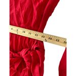 Yumi Kim  Studio 54 Mini One Shoulder Draped Red Flirty Dress NWT S Photo 4