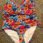 Bleu Rod Beattie Womens Splash Out Shirred One Piece Swimsuit. Photo 6