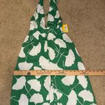 Diane Von Furstenberg Diane‎ Von Furstenberg DVF x Target green tropical halter top jumpsuit size XXS Photo 3