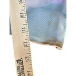 Grey Bandit Sheer Mesh Ruched Tie Front Strapless Tube Top Abstract Print Medium Photo 4