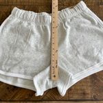 PINK - Victoria's Secret  Love Pink Spell Out  Jersey Varsity Shorts Gray NWT Large Photo 7