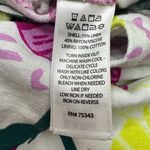 Nicole Miller  Tropical Print Wide Leg Spaghetti Strap Linen Jumpsuit Large NWT Photo 6