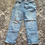 Betro Simone Stylish Blue Distressed Wide Leg Jeans Photo 0