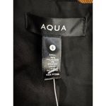 AQUA ‎ Leopard Print Peak Lapel Blazer Jacket Women's Size S Gold Button Photo 7