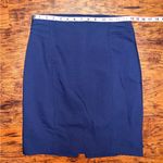 EXPRESS Blue Pencil Skirt Mid-Rise Dress Skirt for Work or Office  Size 6 Photo 6