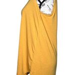 Zenana Premium MEDIUM Mustard Round Scoop Neck Round Hem Tank Photo 2