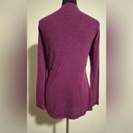 Harley Davidson EUC Harley-Davidson Purple & Black Flowered Winged Skull  Henley Tee size small Photo 8