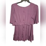 The Impeccable Pig  Purple Bell Sleeve Peasant Boho Blouse Size Small Photo 1
