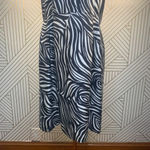 Kate Spade Kate Spade Dyan Woodblock Zebra Black White Dress Photo 5