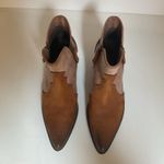 CUOIO Italian Leather Ankle Boots • Brown/Blush Pink • Western Style • 7.5 Photo 5