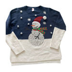 White Stag Holiday Time Ugly Christmas pullover sweater size M Photo 0