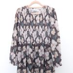 Mad About Style Jilly Box Womens‎ Dress Size L Brown Floral Tiered Boho Cottage Size L Photo 1