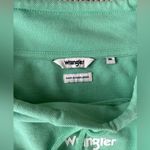 Wrangler Vintage 90's Women’s Neptune Green Pink Lightweight Sweatshirt medium Photo 4