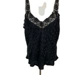 Silkscreen Lingerie Tank Top 2X Black Lace Stretchy Y2K Intimates Photo 2