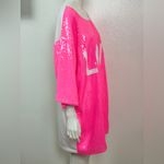 Blakely Blakeley Pink Sequin LOVE Top Size 3X Photo 1