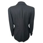 Pendleton Vintage  Wool Blazer Women's sz 12 Black Gold Buttons Preppy Academia Photo 7