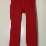 Outdoor Voices  Flex Crop Legging red orange workout leggings size small Photo 1