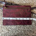 Tignanello clutch/ belt‎ bag Red Brown Leather Photo 5