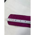 EXPRESS Vintage Womens Purple Leather Belt SKU 7548 Size M Photo 5