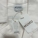 Show Me Your Mumu NEW NWT  Outlaw Dress Denim Mini Dress Pearly White Photo 7