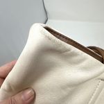 DKNY  Two-Tone‎ Leather Tote Cream Cognac Photo 15