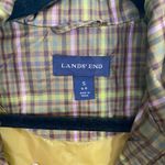 Lands' End  Women's Green & Purple Plaid Insulated Jacket Size S (6-8) Photo 5