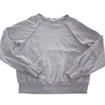 Michael Stars  Sweatshirt Womens Large‎ Kai Purple Pullover Sweatshirt Crew Neck Photo 1