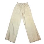 Michael Stars  Jules High-Rise Wide Leg Linen Pants - Small Photo 2