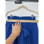 NEW Boden Dress Pants Women 2 Cobalt Blue Paper Bag Waist Versatile Comfort Photo 5
