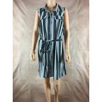 City Chic  Striped Sleeveless Button Front Shirt Dress Size 14 Photo 8
