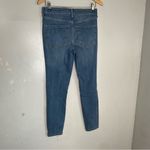 Free People  Ripped Distressed Skinny Blue Jeans‎ 28 Photo 3