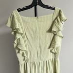 NWT Elliatt Women's Green Ruffle Maxi Dress Size XL Photo 6