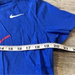  USA Soccer T-Shirt Women's Large Blue Red Large The Nike Tee Core SS Photo 1
