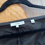 Vince  Black‎ Square neck puff sleeve blouse zipper back women’s size 4 Photo 3