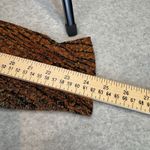 Amanda Smith Vintage Amanda Cardigan Womens XL Orange Brown Stripe Fall Open Front Side Slits Photo 10