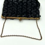 Vintage Black Sequin Clutch Photo 1