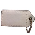Coach 2"  White Fob Bag Charm Hang tag Hangtag Photo 1