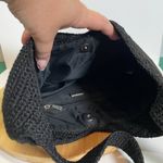 The Sak Black Crochet Purse Bucket Shoulder Bag Magnetic Snap Close Zip Pockets Photo 2