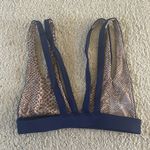 Acacia Swimwear Plantation Bikini Top in Ocean Blue Photo 3