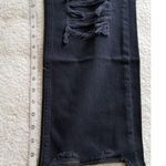 Free People  Maggie Mid-Rise Straight-Leg Jeans in Washed Black 100% Cotton Sz 26 Photo 9