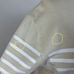 T Alexander Wang Tan/White Stripe T Shirt White Size M Photo 3